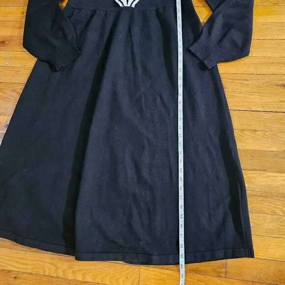 Kuose Women's Knit Sweater Dress Black Size Large - Picture 4 of 9